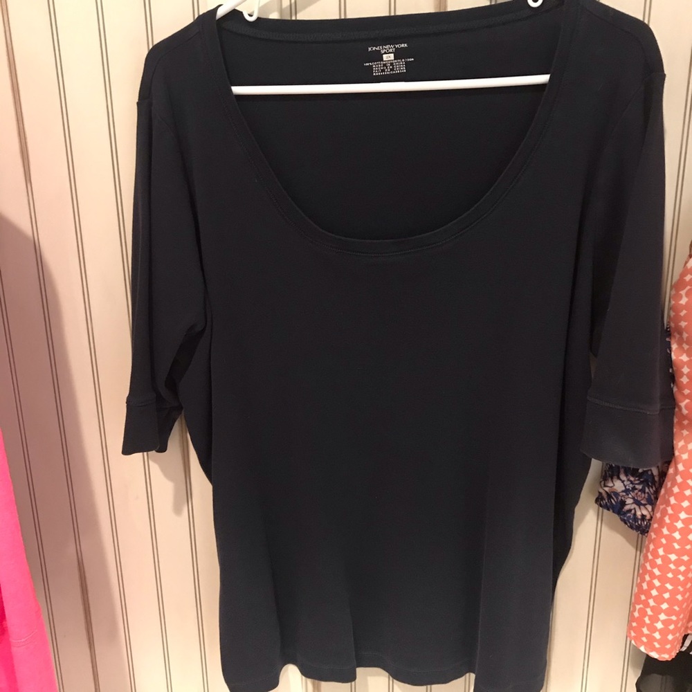 Navy blue. Jones New York. Elbow length 2x